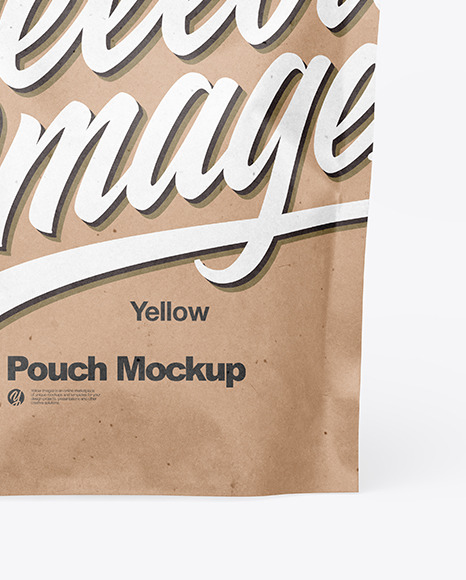 Kraft Pouch Mockup