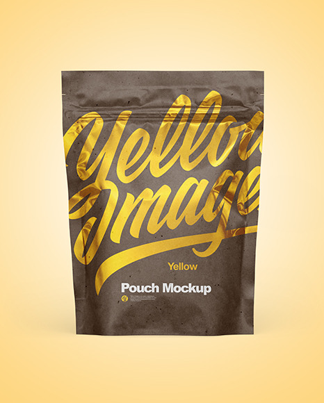 Kraft Pouch Mockup