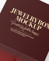 Jewelry Earrings in a Box Mockup