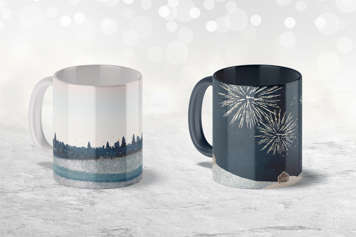 C-Handle Mug Animated Mockup 11oz