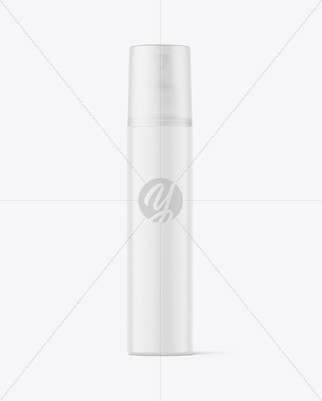 Matte Cosmetic Spray Bottle Mockup