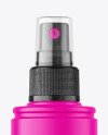 Matte Cosmetic Spray Bottle Mockup