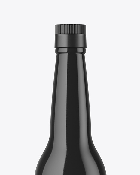 Glossy Bottle Mockup