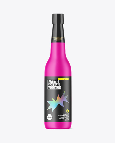 Matte Bottle Mockup