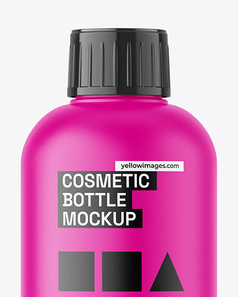 Matte Cosmetic Bottle Mockup