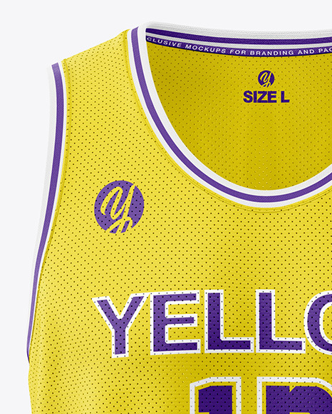 Basketball Jersey Mockup - Front View