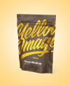 Kraft Pouch Mockup - Halfside View