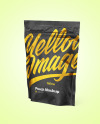 Kraft Pouch Mockup - Halfside View