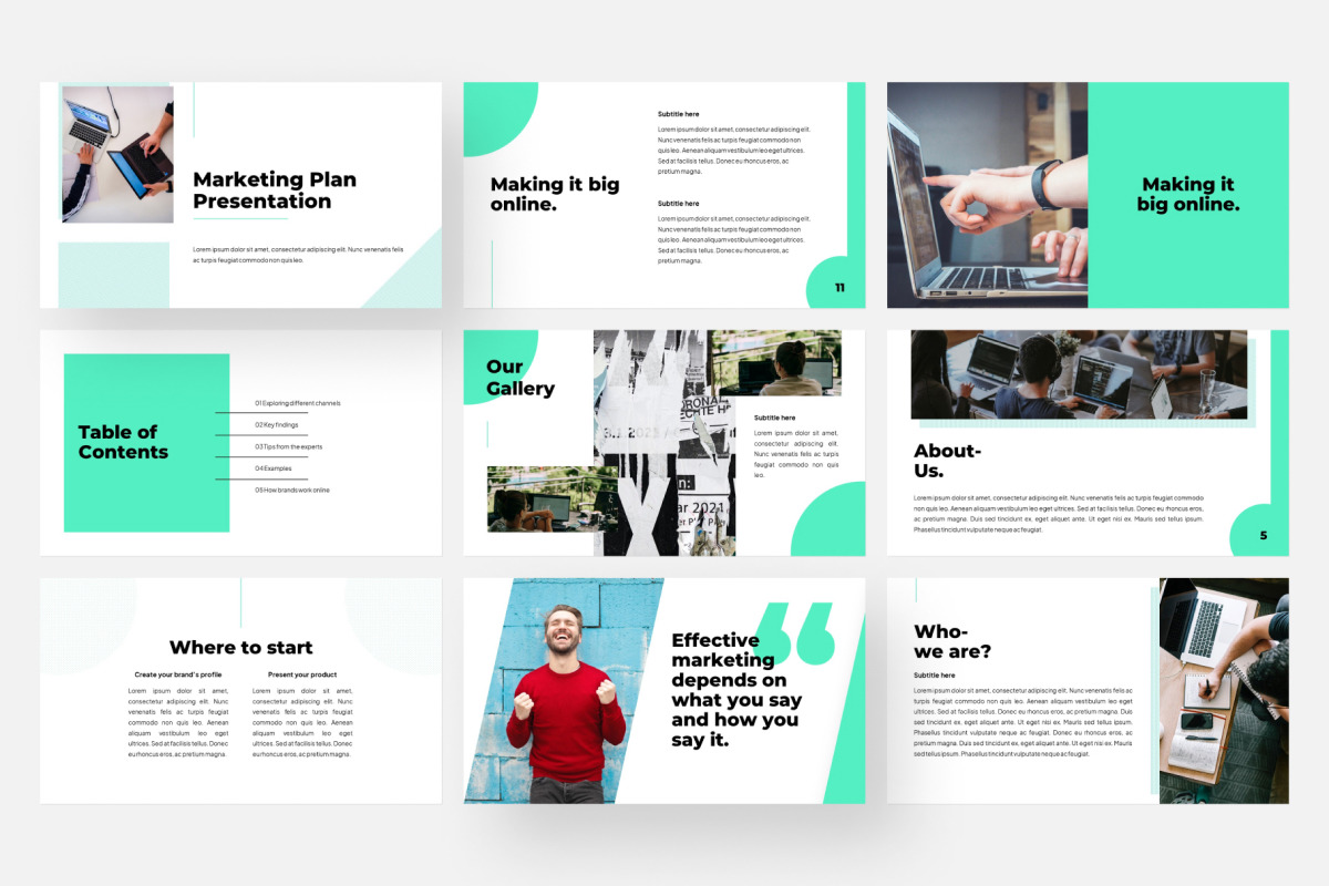 Marketing Plan Presentation Template Marketing Plan Presentation Template