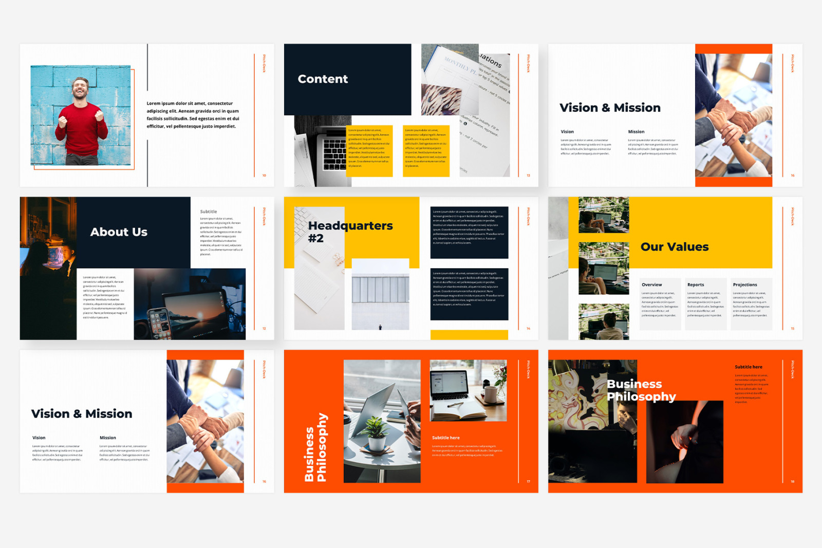 Pitch Deck Presentation Template