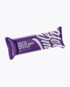 Matte Snack Bar Mockup - Half Side Front View