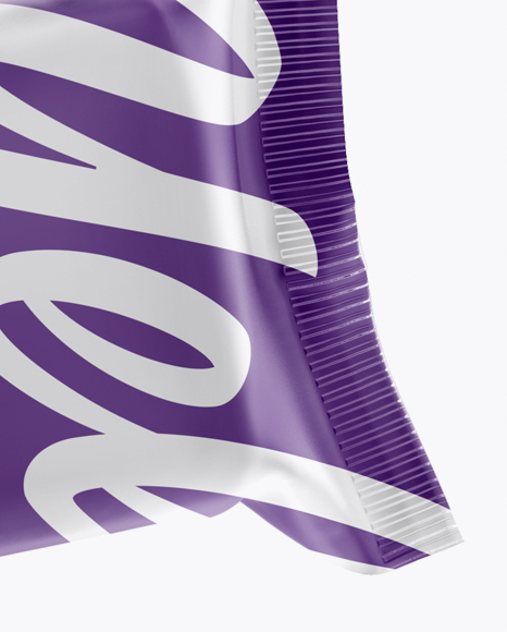 Matte Snack Bar Mockup - Half Side Front View Matte Snack Bar Mockup - Half Side Front View