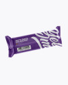 Matte Snack Bar Mockup - Half Side Back View