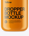 Glossy Dropper Bottle Mockup