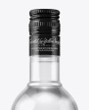 Clear Glass Vodka Bottle Mockup