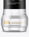 Clear Glass Vodka Bottle Mockup