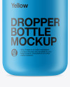 Matte Dropper Bottle Mockup