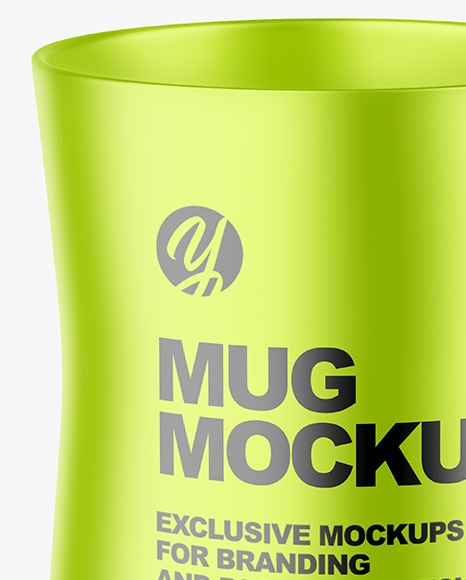 Matte Metallized Mug Mockup