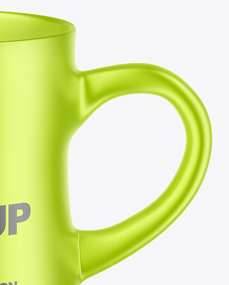 Matte Metallized Mug Mockup