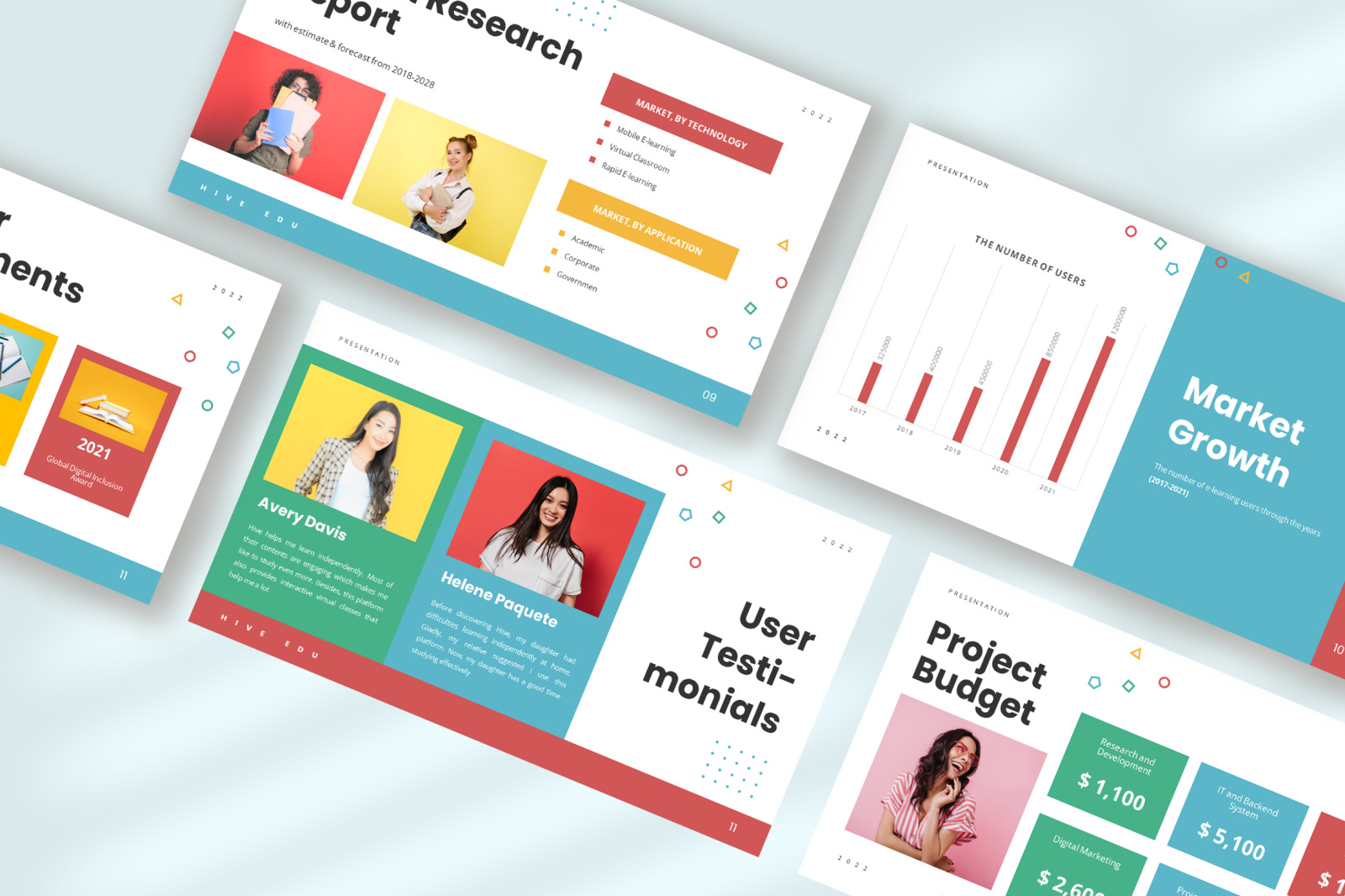 Hive – Colorful Creative Modern Startup PowerPoint Presentation