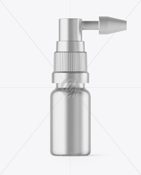 Metallic Spray Bottle Mockup