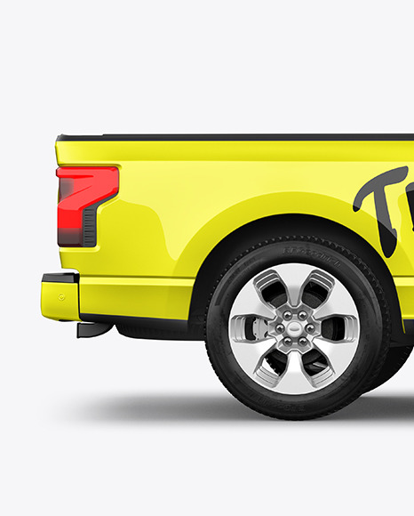 Pickup Truck Mockup - Side View