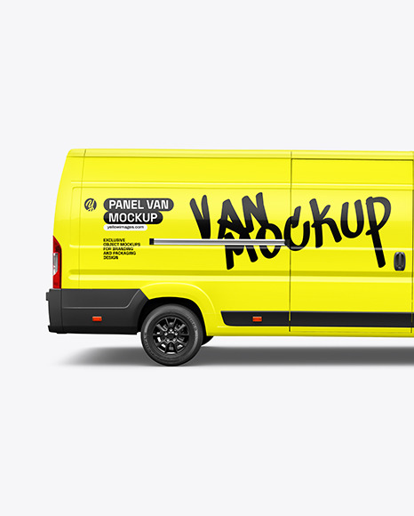 Panel Van Mockup - Side View