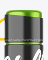 Glossy Thermos Bottle Mockup