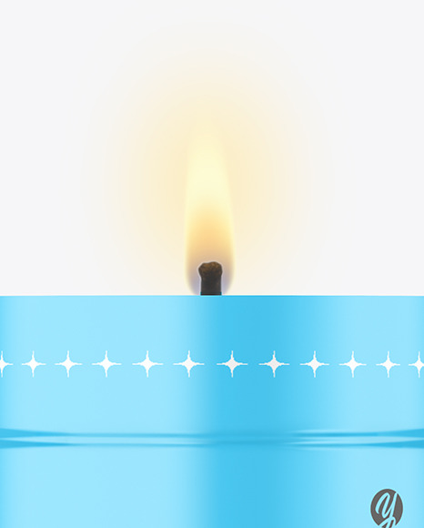 Glossy Candle Mockup