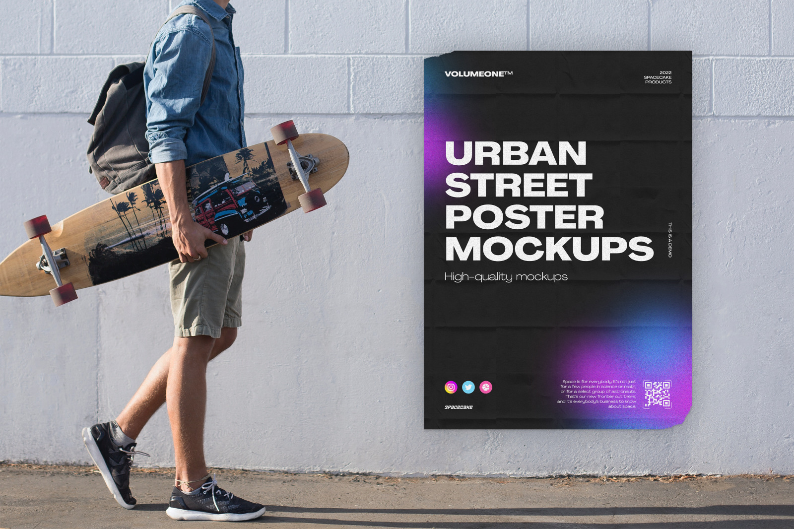 Urban Street Poster Mockups Urban Street Poster Mockups