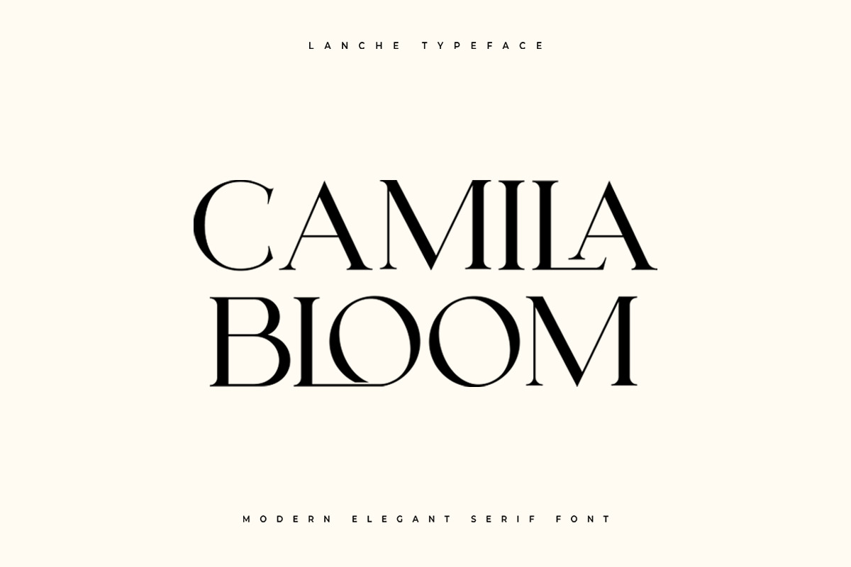 Lanche | Modern Elegant Serif Font Lanche | Modern Elegant Serif Font