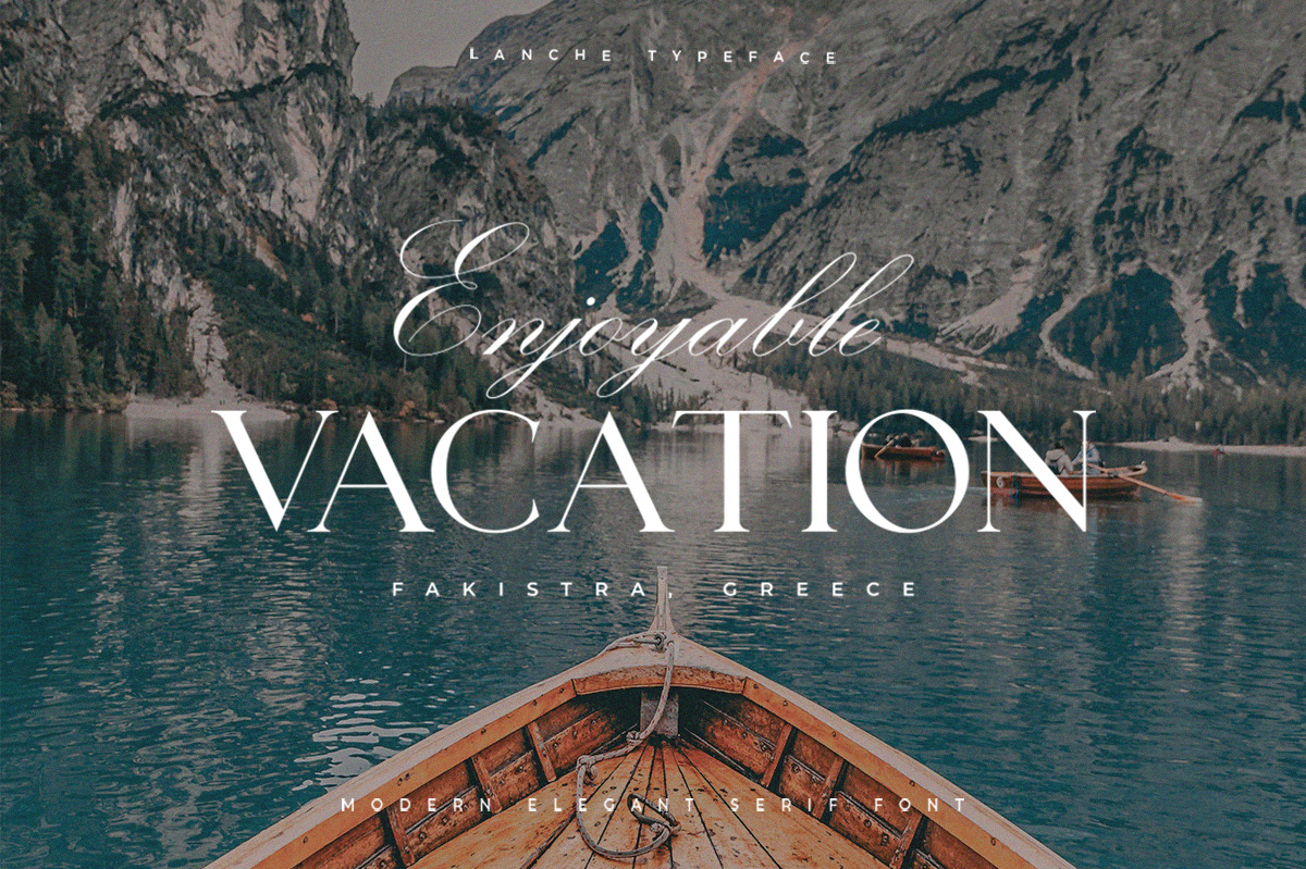 Lanche | Modern Elegant Serif Font Lanche | Modern Elegant Serif Font
