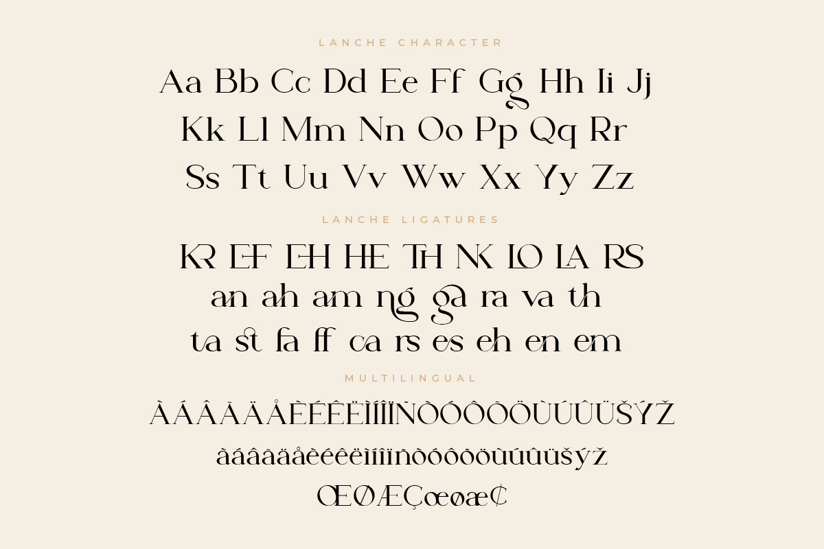 Lanche | Modern Elegant Serif Font Lanche | Modern Elegant Serif Font