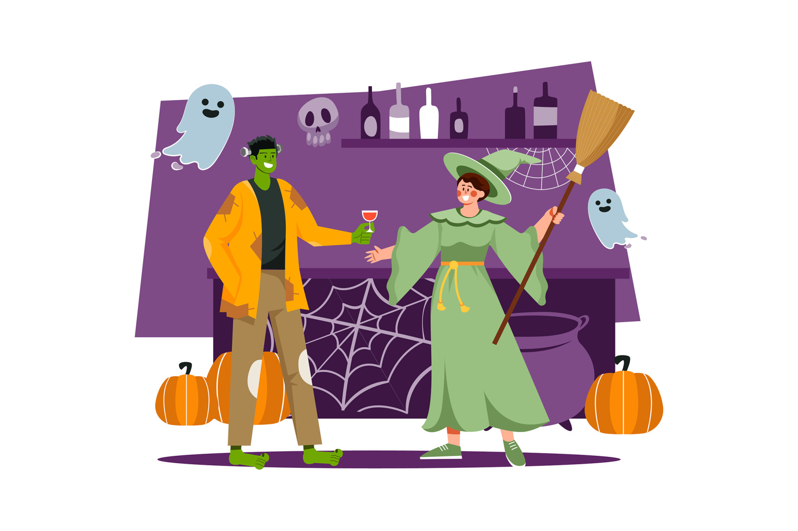 M538_ Halloween Illustration Pack