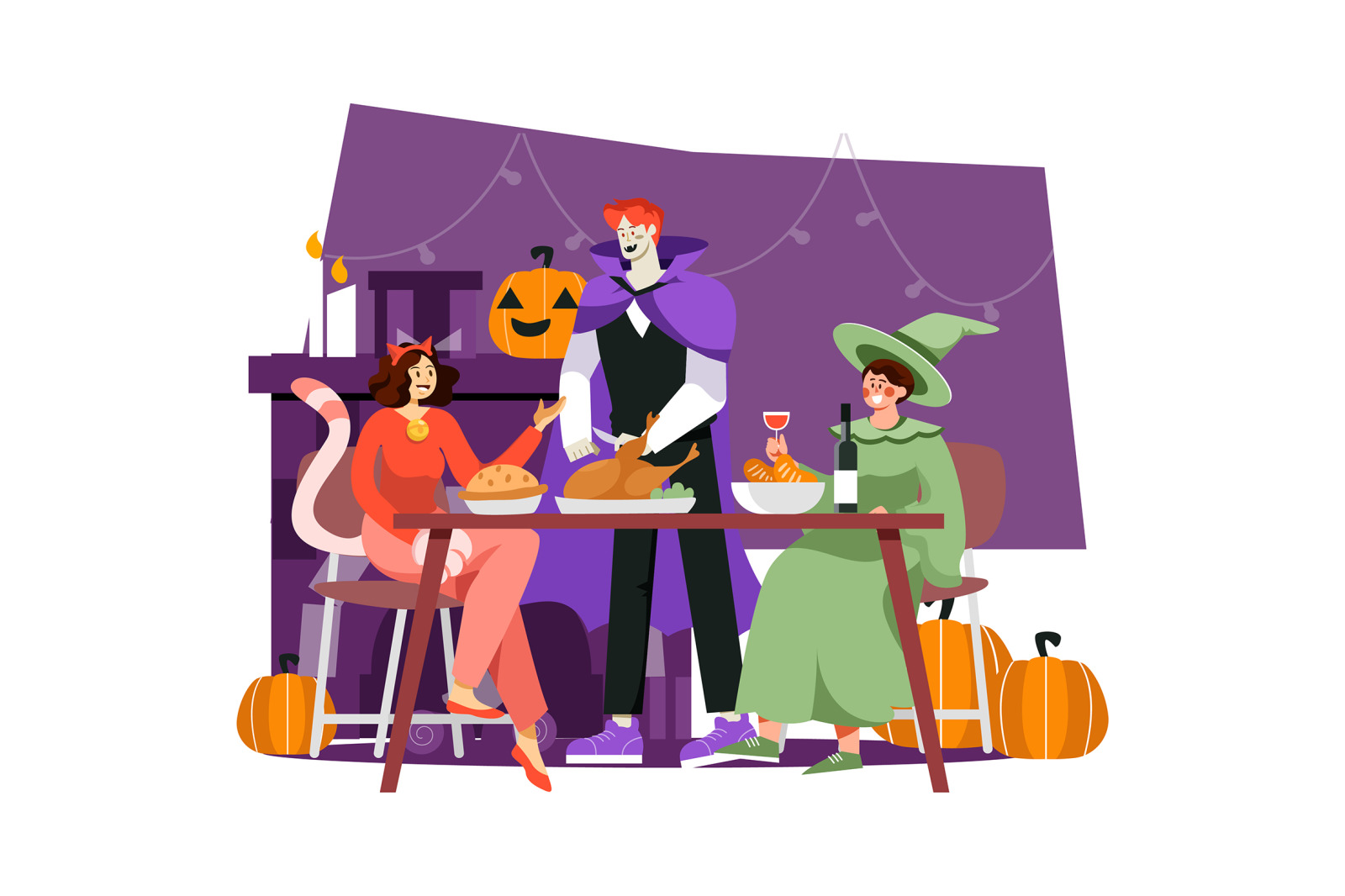 M538_ Halloween Illustration Pack