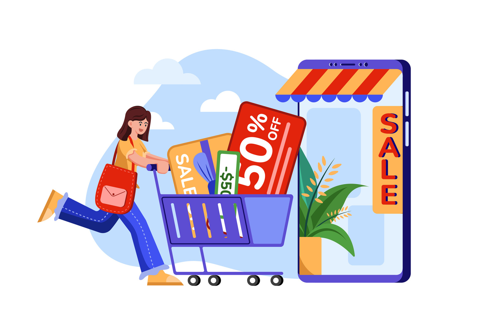 M535_E-Commerce Illustration Pack