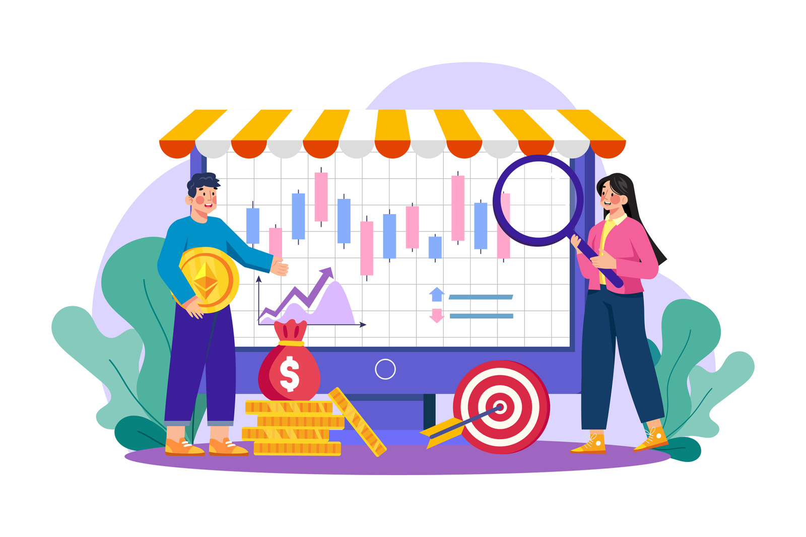 M525_NFT &amp; Crypto Illustration Pack