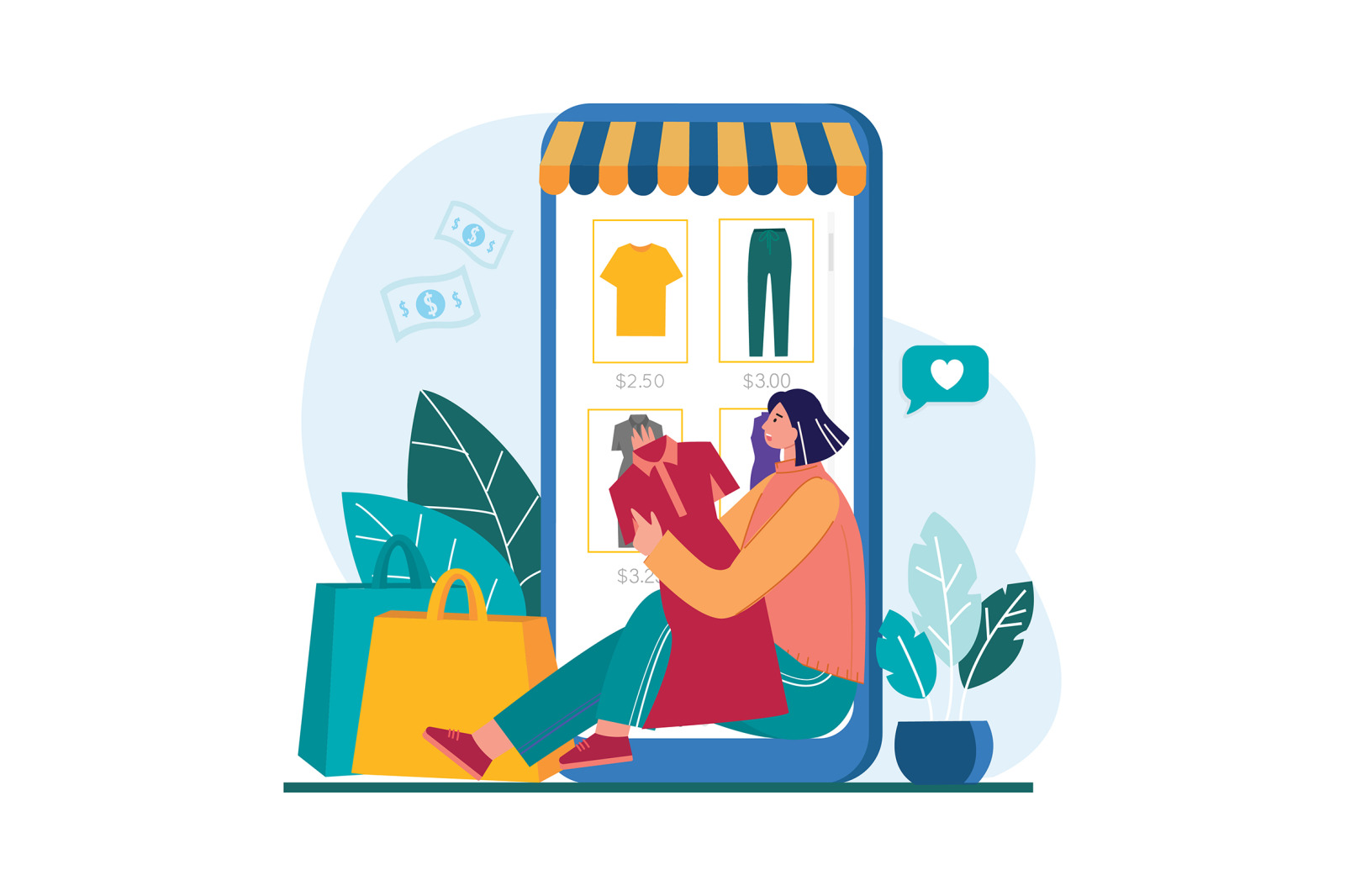 M530_E-Commerce Illustration Pack