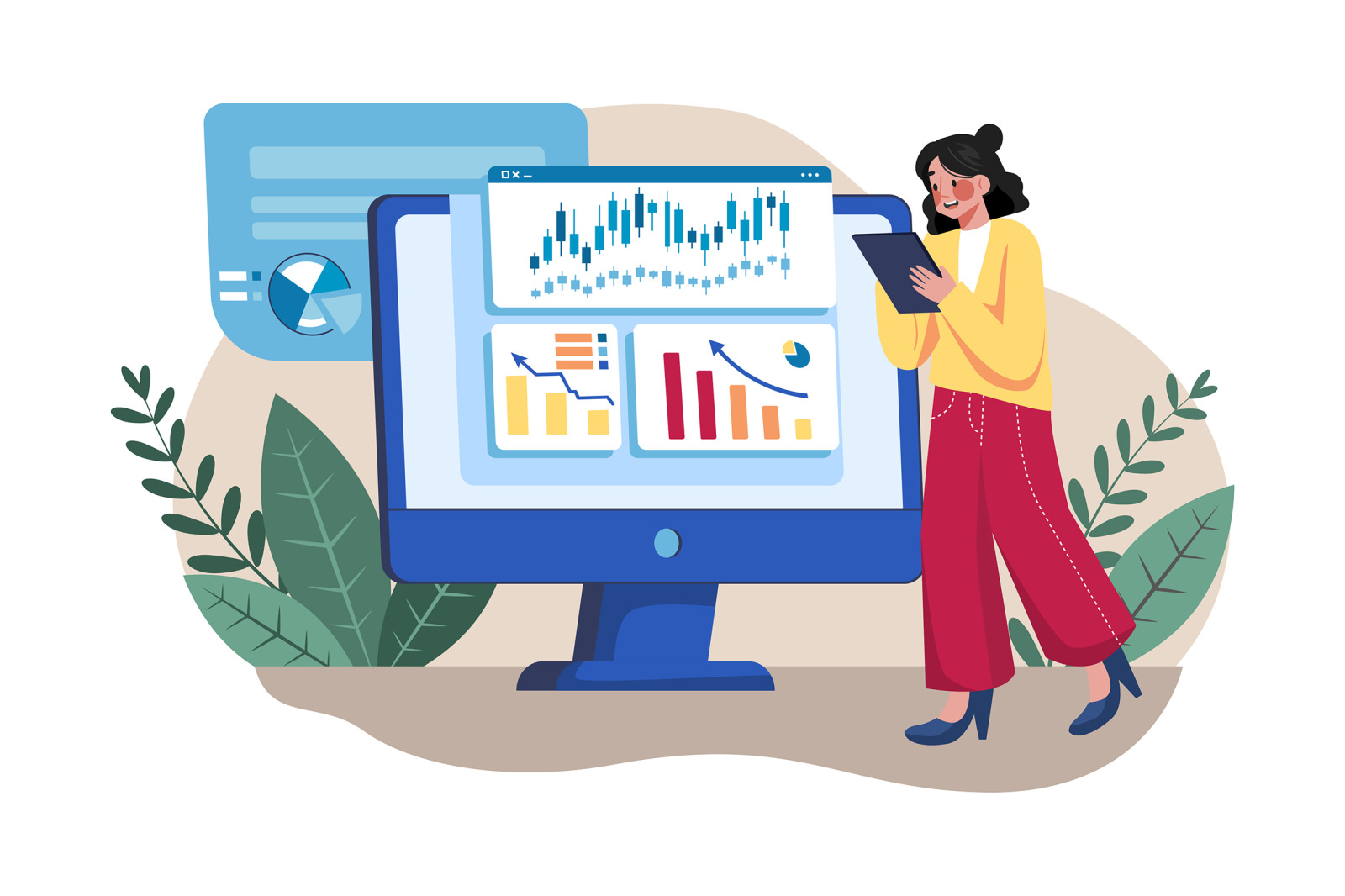 M533_Stock Market Illustration Pack M533_Stock Market Illustration Pack