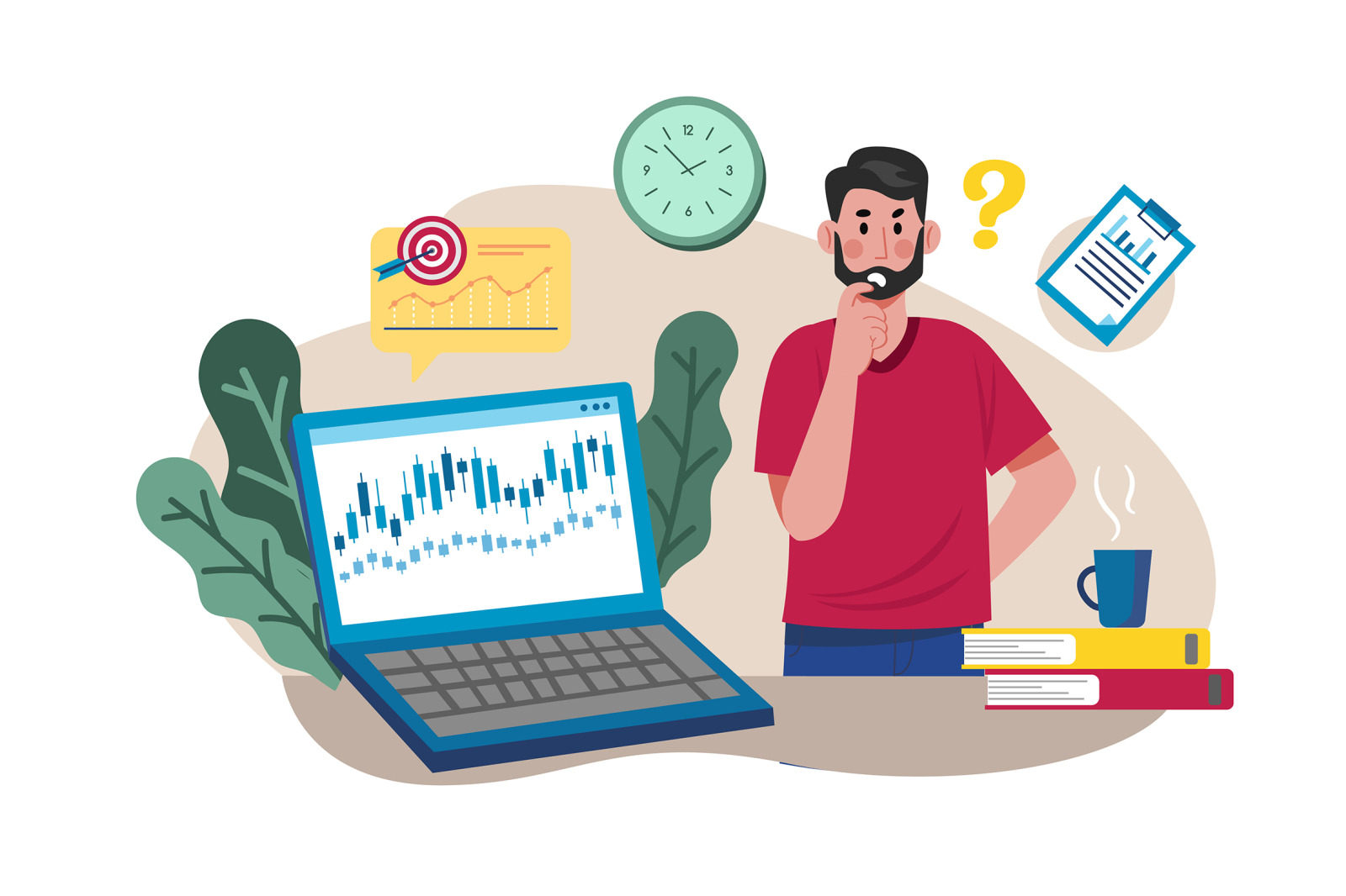 M533_Stock Market Illustration Pack M533_Stock Market Illustration Pack