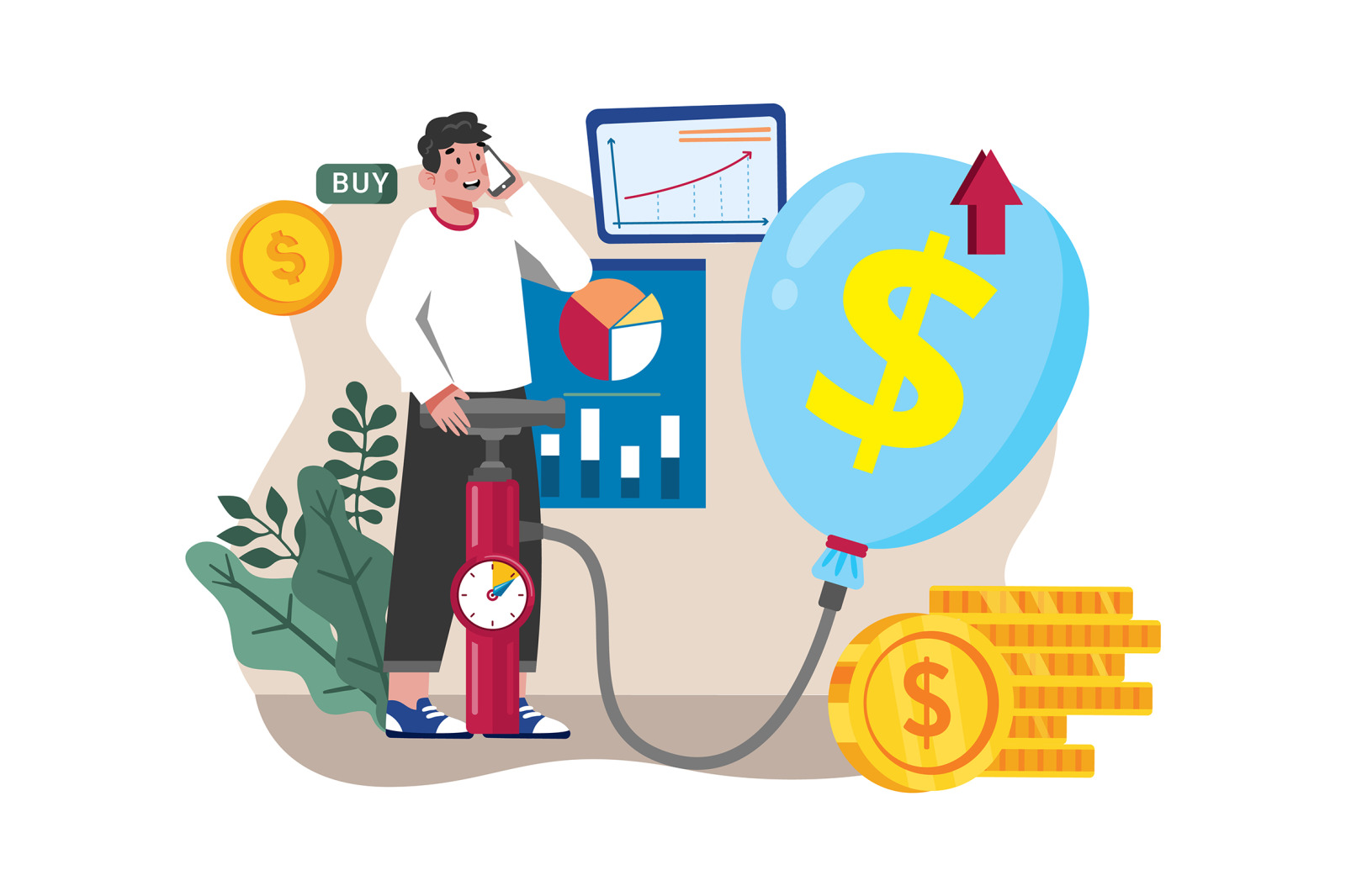 M533_Stock Market Illustration Pack M533_Stock Market Illustration Pack