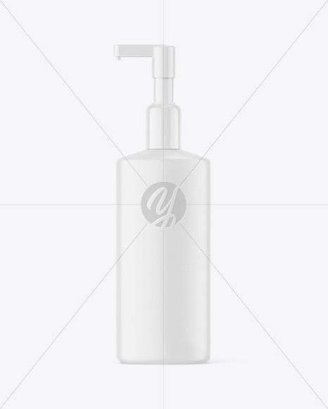 Matte Pump Bottle Mockup