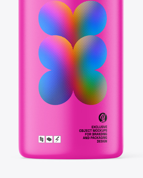 Matte Plastic Bottle Mockup Matte Plastic Bottle Mockup