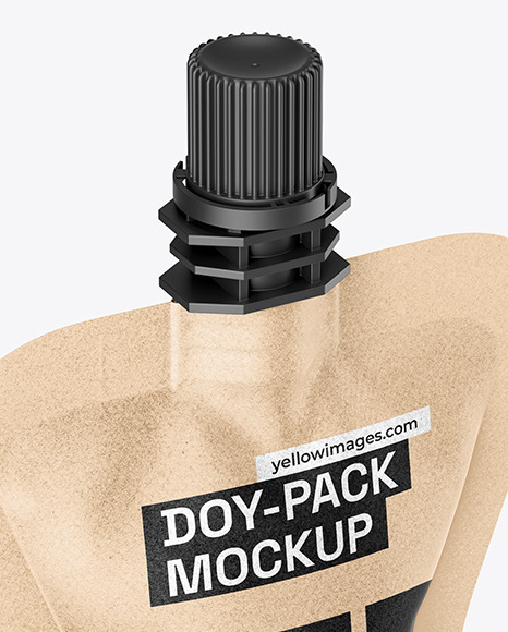 Kraft Doy-Pack Mockup