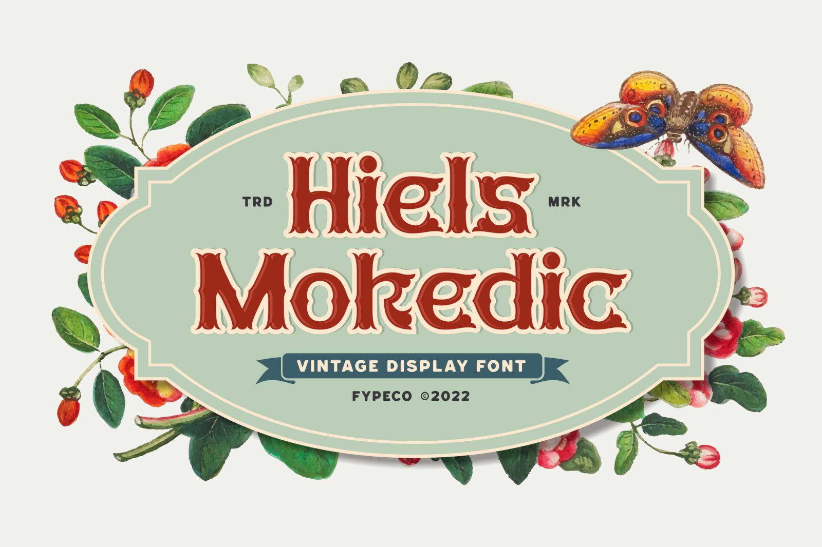 Hiels Mokedic - Vintage Display Font