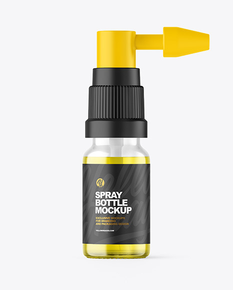 Color Liquid Spray Bottle Mockup