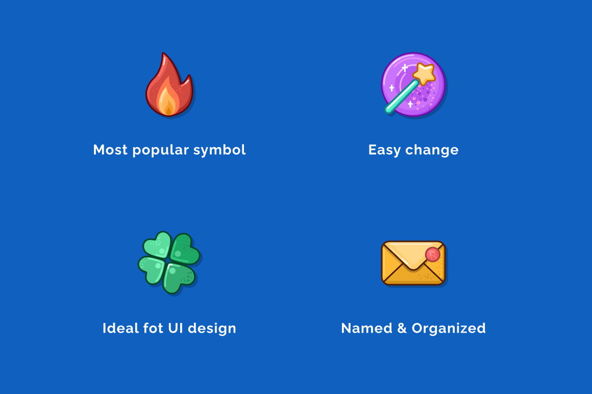 Basic Ui Game Icons Set