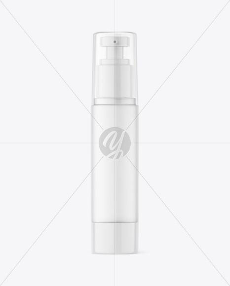 50ml Frosted Glass Cosmetic Bottle Mockup 50ml Frosted Glass Cosmetic Bottle Mockup
