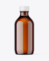 150ml Amber Bottle Mockup