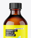 150ml Amber Bottle Mockup